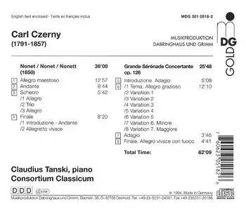 Consortium Classicum - Carl Czerny: Nonet & Grande Sérénade Concertante, Op. 126 (1994)