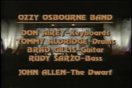 Ozzy Osbourne - Speak Of The Devil (1982) [CD+DVD, Japanese HMBR-1058]
