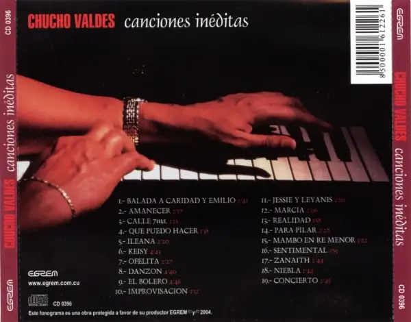 Chucho Valdes - Canciones Ineditas (2004) {Egrem}