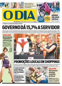 Jornal O Dia - 18 de agosto de 2012 - Sábado