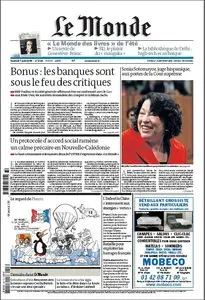Le Monde du Vendredi 7 Aout 2009+ Suppl Livres