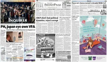 Philippine Daily Inquirer – June 06, 2015