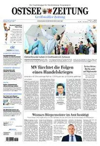 Ostsee Zeitung Greifswalder Zeitung - 16. April 2018
