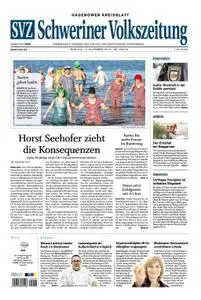 Schweriner Volkszeitung Hagenower Kreisblatt - 12. November 2018