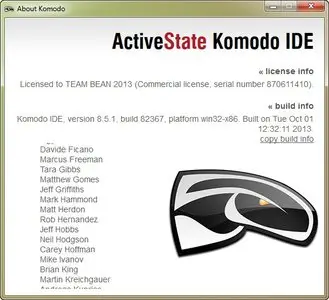 ActiveState Komodo IDE 8.5.1.82367