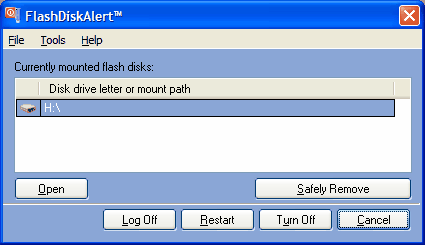 Flash Disk Alert 1.01