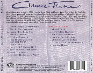 Climie Fisher - Everything (Plus...) (1987) Remastered Expanded 2009