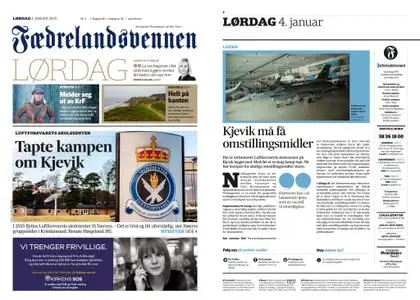Fædrelandsvennen – 04. januar 2020