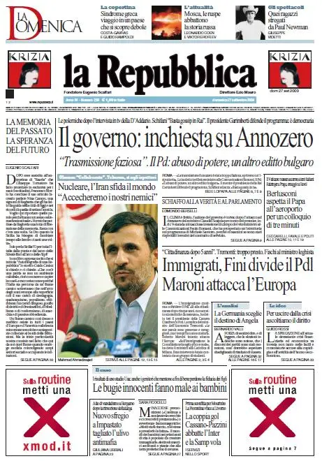 La Repubblica (27-09-09)
