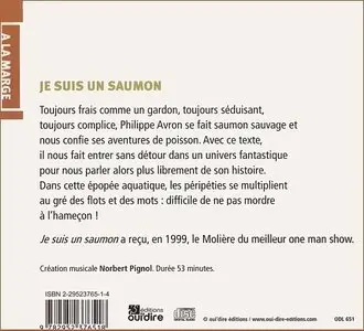 Philippe Avron, "Je suis un saumon"