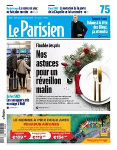 Le Parisien du Mercredi 21 Décembre 2022