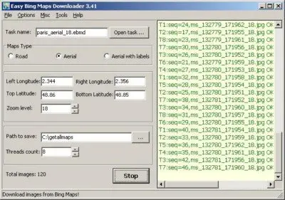 GetAllMaps Easy Bing Maps Downloader v3.61