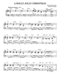 A Holly Jolly Christmas - Johnny Marks (Piano Solo)