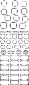 Vectors - Ornate Vintage Frames 73