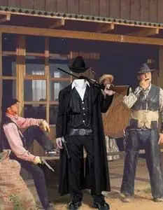 Cowboy - Template for Photoshop