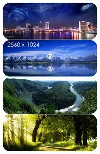 Amazing Dual Screen 3D Landscapes Wallpapers Part 2 