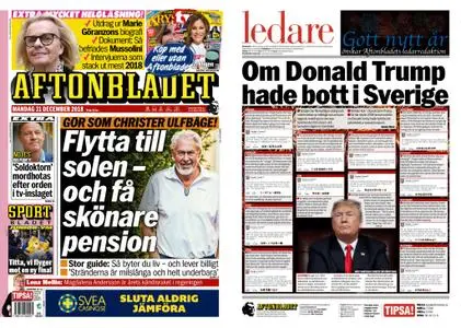 Aftonbladet – 31 december 2018