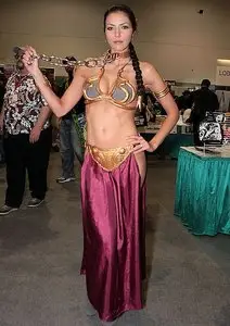 Adrianne Curry - as Princess Leia at Comic-Con in San Diego