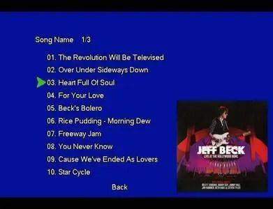 Jeff Beck - Live At The Hollywood Bowl (2017) [Vinyl Rip 16/44 & mp3-320 + DVD] Re-up