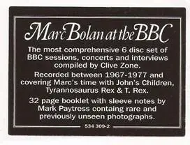 Marc Bolan - Marc Bolan at the BBC - Radio Sessions And Broadcasts 1967 -1977 (2013) {6CD Box Set Universal 534 309-2}