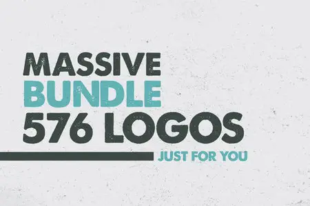 CreativeMarket - Massive Bundle 576 Vintage Logos