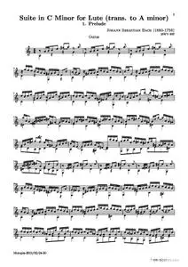 Lute Suite BWV 997: 1. Prelude