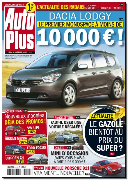 Auto Plus N°1212 - Lundi 28 Nov au 4 Décembre 2011