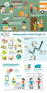 Vectors - Infographics with People 27