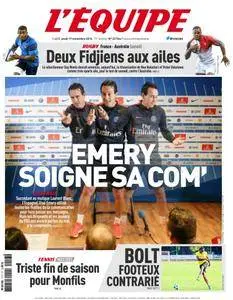L'equipe du Jeudi 17 Novembre 2016