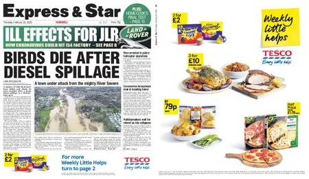 Express and Star Sandwell Edition – February 20, 2020