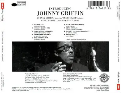 Johnny Griffin - Introducing Johnny Griffin (1956) [RVG Edition, 2007] Repost