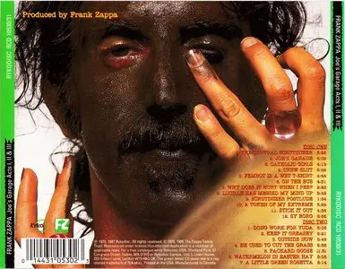 Frank Zappa - Joe's Garage Acts I, II & III (1979) [2CD] {1995 Ryko Remaster Complete Series}