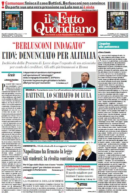 Il Fatto Quotidiano (31-12-10)