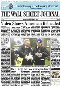 Wallstreet Journal Europe September 03 2014