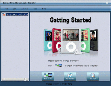 Emicsoft iPod to Computer Transfer v3.1.06