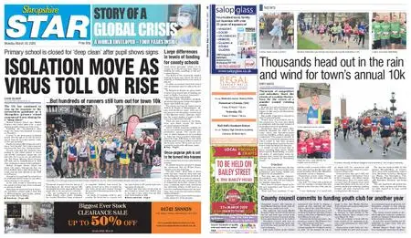 Shropshire Star Shrewsbury Edition – March 16, 2020