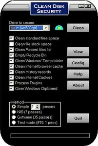 Portable Clean Disk Security v7.74