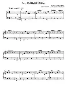 Air Mail Special - Benny Goodman, Chick Webb, Edgar Sampson (Piano Solo)