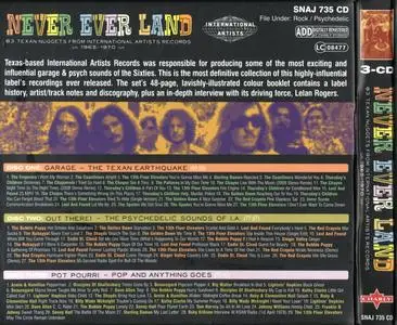 Various Artists - Never Ever Land: 83 Texan Nuggets from International Artists Records 1965-1970 (2008) {3CD Charly SNAJ735CD}