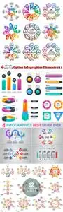 Vectors - Option Infographics Elements 111