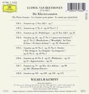 Wilhelm Kempff - Beethoven: Die Klaviersonaten - The Piano Sonatas (1995) (8CD Box Set)