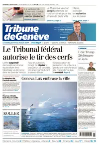 Tribune de Genève - 17 Janvier 2025