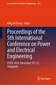 Proceedings of the 5th International Conference on Power and Electrical Engineering