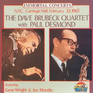 The Dave Brubeck Quartet With Paul Desmond - N.Y.C., Carnegie Hall, February 22, 1963 (1990)