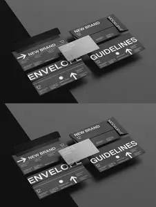 Brand Envelope Stationery Mockup Set PAPNRFK
