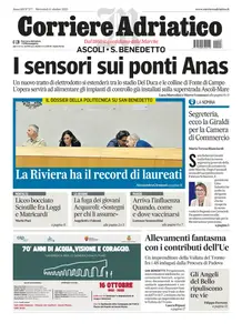 Corriere Adriatico Ascoli - 8 Ottobre 2025