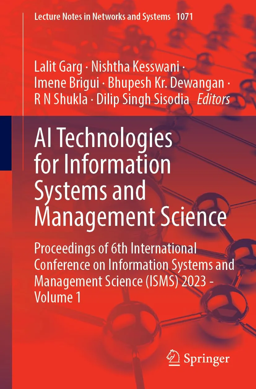 AI Technologies for Information Systems and Management Science: Volume 1