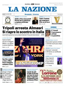 La Nazione Grosseto Livorno - 6 Novembre 2025