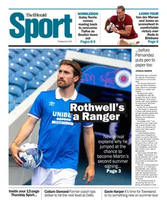 The Herald Sport (Scotland) - 3 July 2025