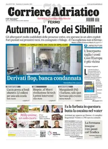 Corriere Adriatico Fermo - 21 Settembre 2025